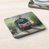 Dampf-Zug-Getränk-Untersetzer - Set von 6 Getränkeuntersetzer (Linke Seite)