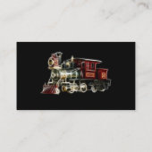 Dampf-Zug-LokomotivMotor Visitenkarte (Rückseite)