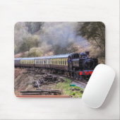 Dampf-Zug-Mäusematte Mousepad (Mit Mouse)