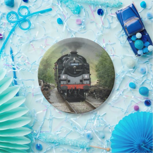 Dampf-Zug-Papier-Teller Pappteller (Party)