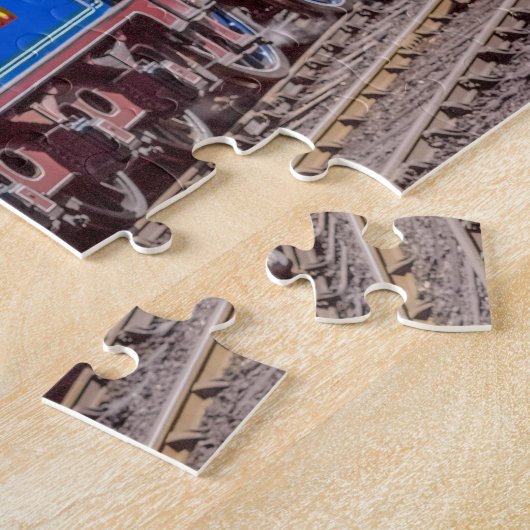 Dampf-Zug Puzzle (Seite)