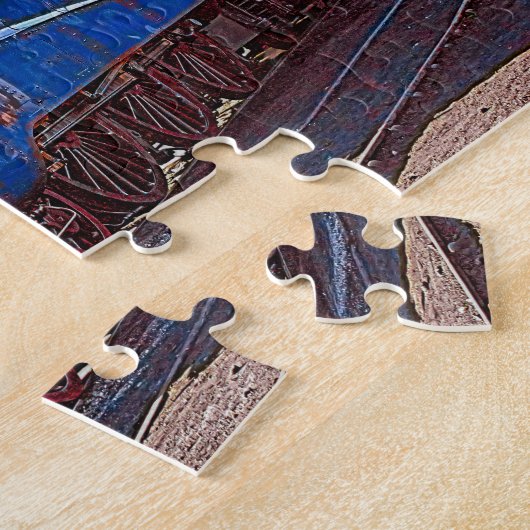 Dampf-Zug Puzzle (Seite)