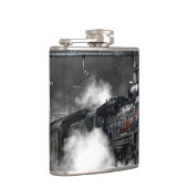 Dampf-Zug-sich fortbewegende Transport-Nacht Flachmann (Rechts)