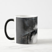 Dampf-Zug-sich fortbewegende Transport-Nacht Verwandlungstasse (Links)