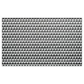 Dampf-Zug-Symbol-Muster - Schwarzes Stoff (Yard (91,4 cm))