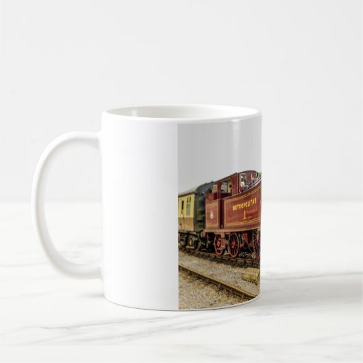 Dampf-Zug-Tasse Kaffeetasse (Links)