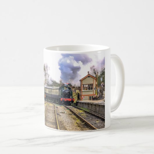 Dampf-Zug-Tasse Kaffeetasse (VorderseiteRechts)