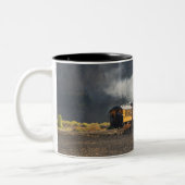 Dampf-Zug Zweifarbige Tasse (Links)