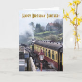 DAMPF-ZÜGE KARTE (Gelbe Blume)