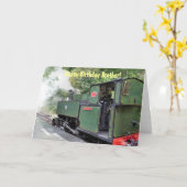 DAMPF-ZÜGE KARTE (Gelbe Blume)