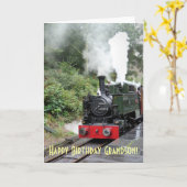 DAMPF-ZÜGE KARTE (Gelbe Blume)