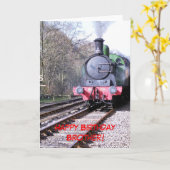 DAMPF-ZÜGE KARTE (Gelbe Blume)