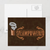dampfangetrieben postkarte (Vorne/Hinten)