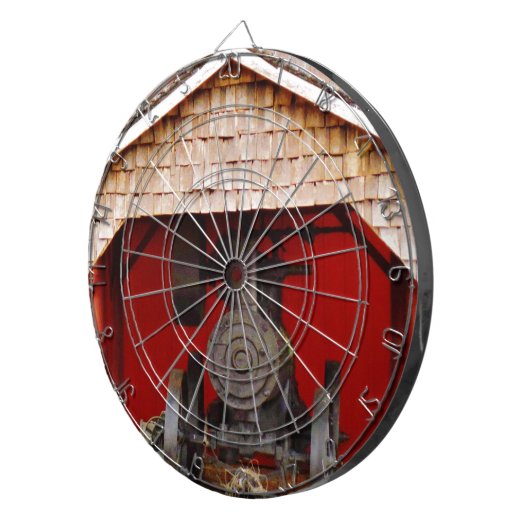 Dampfantrieb Antique Tracter Dartscheibe (Vorderseite rechts)