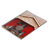 Dampfantrieb Antique Tracter Notizblock (Linke Seite)