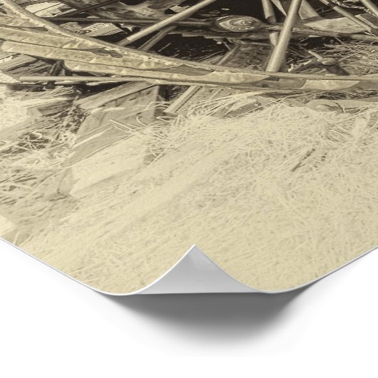 Dampfantrieb Poster (Ecke)