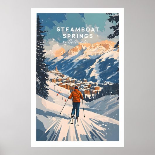 Dampfbad-Frühling Druck Colorado 1 Poster (Vorne)
