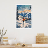 Dampfbad-Frühling Druck Colorado 1 Poster (Küche)