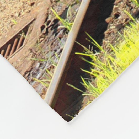 Dampfbad Motor Bahn Bahnhof Fleecedecke (Ecke)