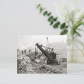 Dampfbagger, 1910 postkarte (Stehend Vorderseite)