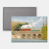 Dampfbahn-Magnet Magnet (Vorderseite/Rückseite)