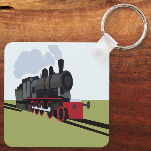Dampfbahn Schlüsselanhänger (Rückseite)