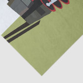 Dampfbahn Seidenpapier (Detail)