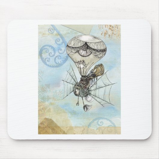 Dampfballon Mousepad (Vorne)