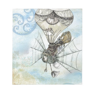 Dampfballon Notizblock