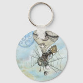 Dampfballon Schlüsselanhänger (Vorderseite)