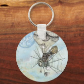 Dampfballon Schlüsselanhänger (Vorderseite)