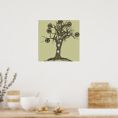 Dampfbaum Poster (Küche)