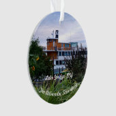 Dampfboot Adirondac Lake George NY Ornament (Vorderseite)