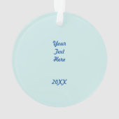 Dampfboot Adirondac Lake George NY Ornament (Rückseite)