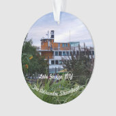 Dampfboot Adirondac Lake George NY Ornament (Vorderseite)