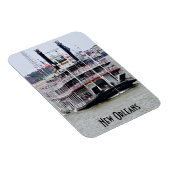 Dampfboot auf dem Mississippi Magnet (Rechte Seite)