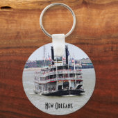 Dampfboot auf dem Mississippi Schlüsselanhänger (Vorderseite)