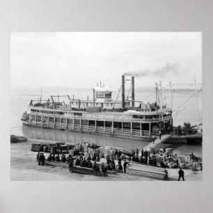 Dampfboot Georgien Lee: 1907 Poster