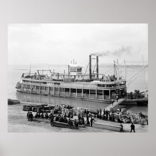 Dampfboot Georgien Lee: 1907 Poster (Vorne)