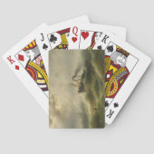 Dampfboot in einem Sturm an der Nordsee Spielkarten (Rückseite)