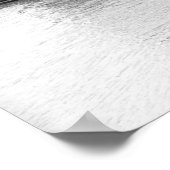 Dampfboot 'Island Queen' 1906 BW Poster (Ecke)