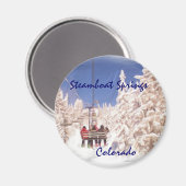 Dampfboot-Springs-Magnet Magnet (Vorderseite/Rückseite)