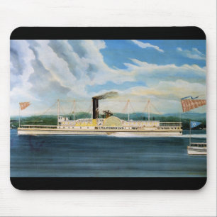Dampfboot Vanderbilt 1847 Mousepad