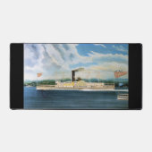 Dampfboot Vanderbilt 1847 Schreibtischunterlage (Vorderseite)