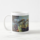 Dampfboote für Vintage Transport- und Reiseschiffe Kaffeetasse (Links)
