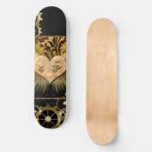 Dampfbunker Herz Skateboard (Vorderseite)