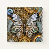 Dampfbunker Schmetterling Notizblock (Rückseite)