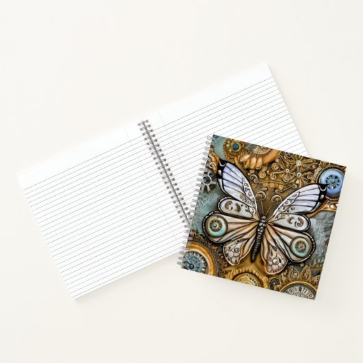 Dampfbunker Schmetterling Notizblock (Innenseite)