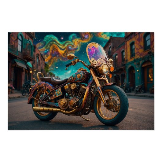 Dampfdruckmaschine Poster (Vorderseite)