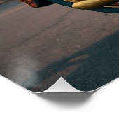 Dampfdruckmaschine Poster (Ecke)